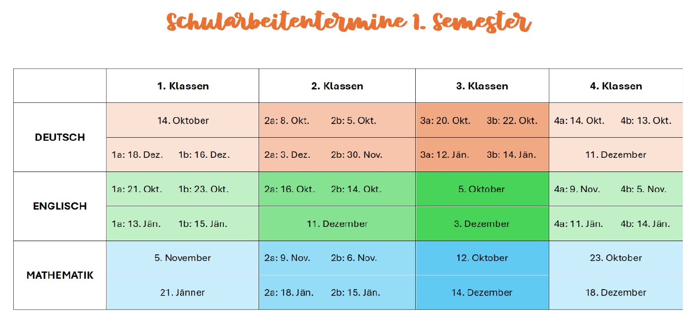 Stundenplan 1.Sem 26
